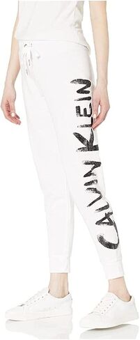 Calvin Klein Performance Women's Brush Logo High Waist Drawstring Joggers in Saudi Arabia