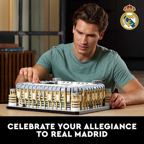 LEGO Real Madrid – Santiago Bernabéu Stadium 10299 Building Set; Build a Detailed Model of The Famous Stadium (5,876 Pieces) in Saudi Arabia