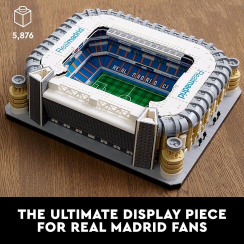 LEGO Real Madrid – Santiago Bernabéu Stadium 10299 Building Set; Build a Detailed Model of The Famous Stadium (5,876 Pieces) in Saudi Arabia