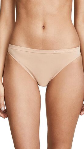 Calvin Klein Underwear Women's Pure Seamless Thong, Bare, Tan, XS in Saudi Arabia