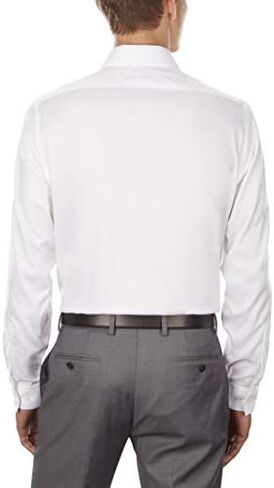Calvin Klein Men's Dress Shirt Slim Fit Non Iron Stretch Solid French Cuff in Saudi Arabia