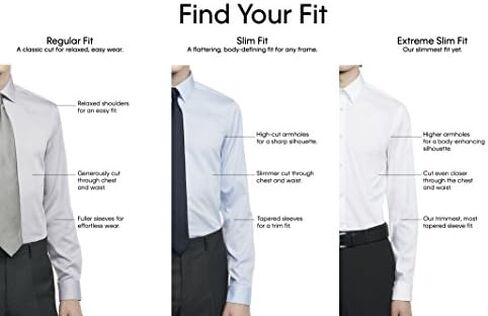 Calvin Klein Men's Dress Shirt Slim Fit Non Iron Stretch Solid French Cuff in Saudi Arabia