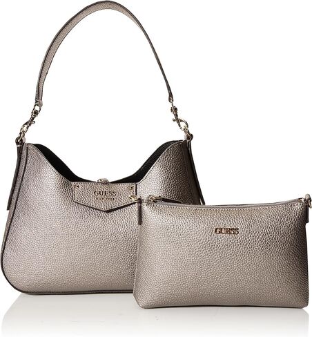 GUESS Eco Brenton Hobo, Pewter in Saudi Arabia