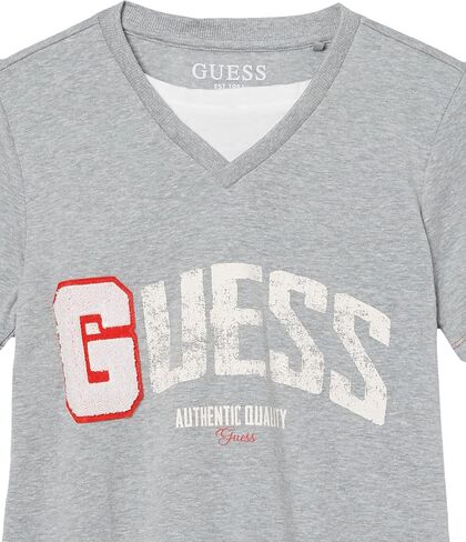 تي شيرت جيرسيه بشعار الماركة المطرز بحلقة كبيرة للأولاد من GUESS in Saudi Arabia