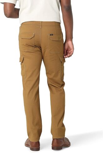 Lee Men's Performance Series Extreme Comfort Twill Straight Fit Cargo Pant, Tumbleweed, 40W x 32L in Saudi Arabia