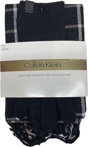 Calvin Klein Women's Muffler And Touch Gloves 2 Piece Set in Kuwait