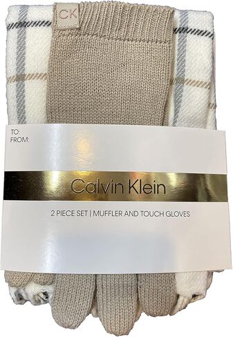 Calvin Klein Women's Muffler And Touch Gloves 2 Piece Set in Kuwait