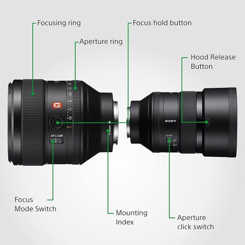 Sony FE 85 mm f/1.4 GM | Full-Frame, Mid-Range, Prime Lens (SEL85F14GM) in Saudi Arabia