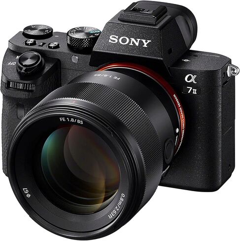 Sony FE 85mm F/1.8 Telephoto Fixed Prime Camera Lens (SEL85F18) Bundle with Tenba Lens Pouch, 67MM 3Pc Filter Kit, Optic Cleaning Lens Pen, Accessory Rollup + More | 85mm Sony Lens in Saudi Arabia