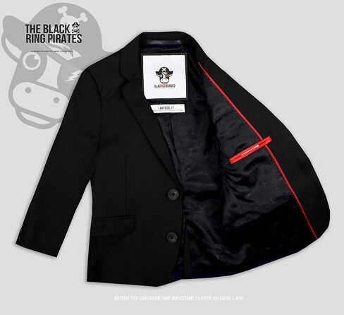 Black n Bianco Boys' First Class Slim Fit Suits Lightweight Style. Presented by Baby Muffin in Saudi Arabia
