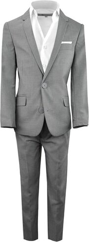 Black n Bianco Boys' First Class Slim Fit Suits Lightweight Style. Presented by Baby Muffin in Saudi Arabia