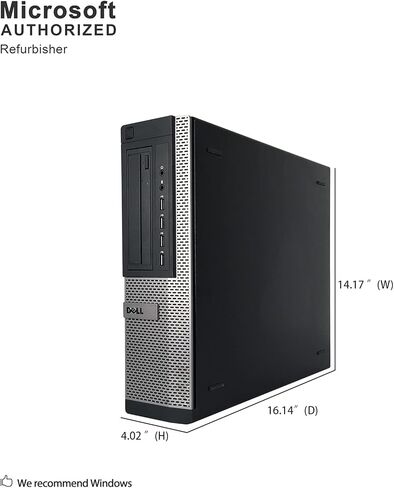 DELL Optiplex 790 DT High Performance Premium Business Desktop Computer (Intel Quad-Core i5-2400 up to 3.4GHz, 8GB DDR3 RAM, 2TB HDD, DVDROM, WiFi, Windows 10 Pro) (Renewed)'] in Saudi Arabia