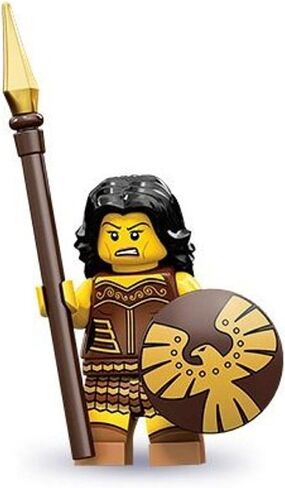 Lego Series 10 Warrior Woman Mini Figure in Saudi Arabia