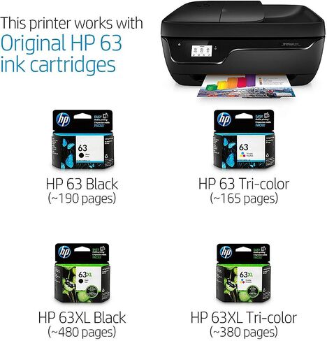 HP OfficeJet 3833 All-in-One Printer, HP Instant Ink, Works with Alexa (K7V37A) in Saudi Arabia