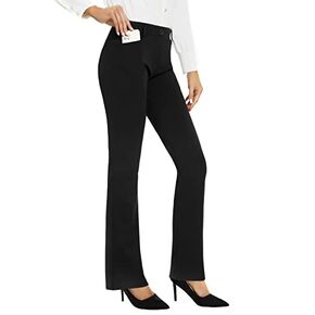 سروال فستان نسائي من SEVEGO مقاس 28 بوصة/30 بوصة/32 بوصة/34 بوصة بنطلون عمل مع 4 جيوب طويل القامة وطويل وصغير الحجم للعمل غير الرسمي in Kuwait