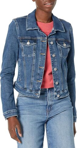 GUESS Women's Essential Sexy Trucker Jacket in Saudi Arabia