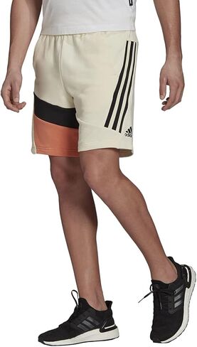 شورت رياضي صيفي بشريط ثلاثي الخطوط من أديداس للرجال in Kuwait