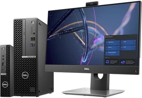 Dell OptiPlex 7000 Desktop Computer - Intel Core i7 12th Gen i7-12700T Dodeca-core (12 Core) 1.40 GHz - 16 GB RAM DDR4 SDRAM - 512 GB M.2 PCI Express NVMe 3.0 x4 SSD - Micro PC - Black in Saudi Arabia