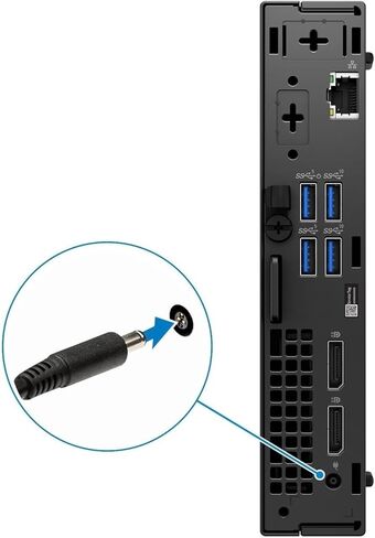 Dell OptiPlex 7000 Desktop Computer - Intel Core i7 12th Gen i7-12700T Dodeca-core (12 Core) 1.40 GHz - 16 GB RAM DDR4 SDRAM - 512 GB M.2 PCI Express NVMe 3.0 x4 SSD - Micro PC - Black in Saudi Arabia