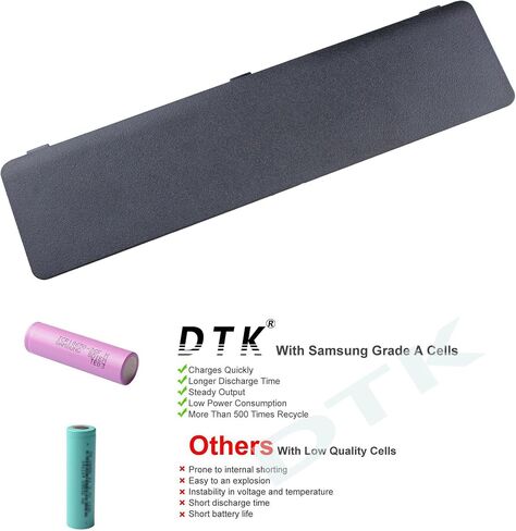 DTK EV06 484170-001 Laptop Battery Replacement for HP G60 G61 G70 G71 Pavilion DV4-1000 / DV5-1000 / DV5-3000 / DV6-1000 / DV6-2000 / Compaq Presario CQ40 / CQ60 / CQ61 Series Notebook 10.8V 4400mAh in Saudi Arabia
