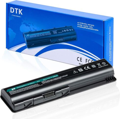 DTK EV06 484170-001 Laptop Battery Replacement for HP G60 G61 G70 G71 Pavilion DV4-1000 / DV5-1000 / DV5-3000 / DV6-1000 / DV6-2000 / Compaq Presario CQ40 / CQ60 / CQ61 Series Notebook 10.8V 4400mAh in Saudi Arabia