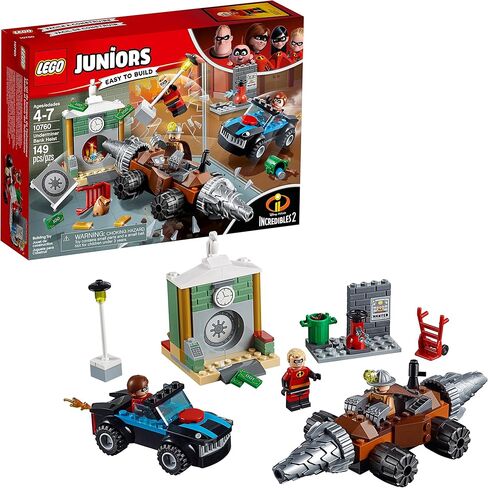 LEGO Juniors/4+ The Incredibles 2 Underminer Bank Heist 10760 Building Kit (149 Piece) in Saudi Arabia