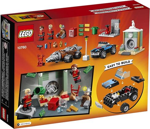 LEGO Juniors/4+ The Incredibles 2 Underminer Bank Heist 10760 Building Kit (149 Piece) in Saudi Arabia