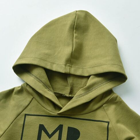 Eghunooy Toddler Infant Baby Boy Clothes Long Sleeve Hoodie Sweatsuit Pants Outfits Sets in Saudi Arabia