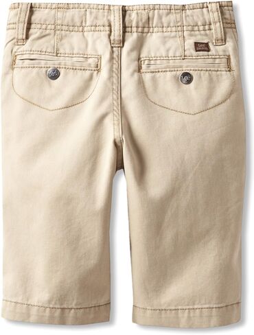 Lee Little Boys' Dungarees Bermuda Flat Front Short, Desert, 6 Regular in Saudi Arabia