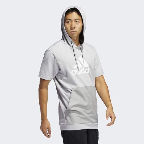 adidas Men's Game & Go Short Sleeve Hoodie in Saudi Arabia