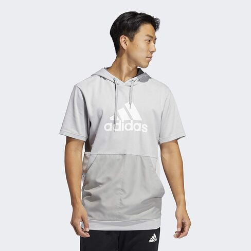 adidas Men's Game & Go Short Sleeve Hoodie in Saudi Arabia