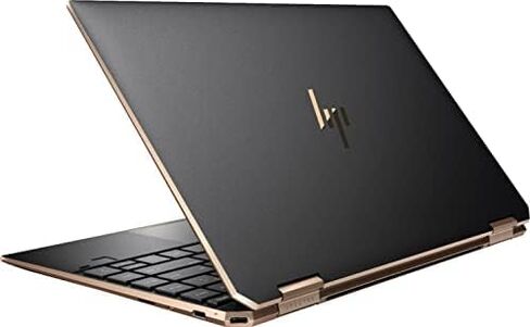 HP Spectre Touch x360 13 بوصة أزرق/ذهبي كمبيوتر محمول قابل للتحويل Intel i7 حتى 4.7 جيجا هرتز (إجمالي 48 جيجابايت) 16 جيجابايت DDR4 + 32 جيجابايت Optane 512 جيجابايت SSD 13.3 بوصة 4K لوحة مفاتيح بإضاءة خلفية Win 11 (13-AW200-Renewed) in Kuwait
