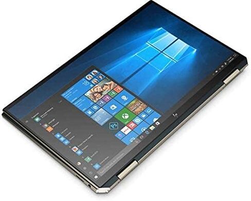 HP Spectre Touch x360 13 بوصة أزرق/ذهبي كمبيوتر محمول قابل للتحويل Intel i7 حتى 4.7 جيجا هرتز (إجمالي 48 جيجابايت) 16 جيجابايت DDR4 + 32 جيجابايت Optane 512 جيجابايت SSD 13.3 بوصة 4K لوحة مفاتيح بإضاءة خلفية Win 11 (13-AW200-Renewed) in Kuwait
