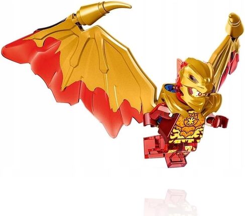LEGO NINJAGO Crystalized Minifigure - Kai (Golden Dragon) with Wings and Gold Fire Sword in Saudi Arabia