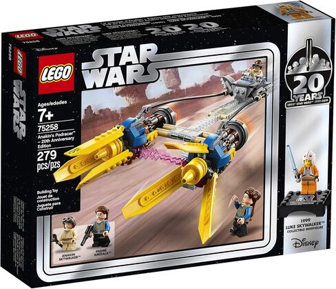 LEGO Star Wars: The Phantom Menace Anakin’s Podracer – 20th Anniversary Edition 75258 Building Kit in Kuwait