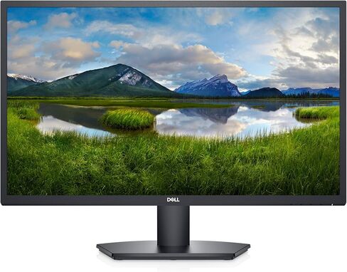 شاشة Dell S2721H مقاس 27 بوصة عالية الدقة 1920 × 1080 75 هرتز، ومكبرات صوت مزدوجة مدمجة، ومنافذ HDMI مزدوجة مدمجة، فضي بلاتيني وSE2722HX - شاشة FHD مقاس 27 بوصة (1920 × 1080) 16:9، أسود in Kuwait