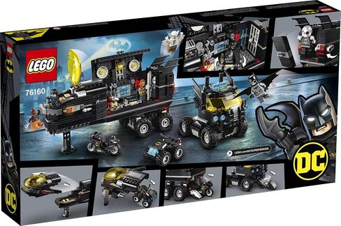 LEGO DC Mobile Bat Base 76160 Batman Building Toy, GOTHAM CITY Batcave Playset and Action Minifigures, Great ‘Build Your Own Truck’ Batman Gift for Kids Aged 6 and up (743 Pieces) in Saudi Arabia