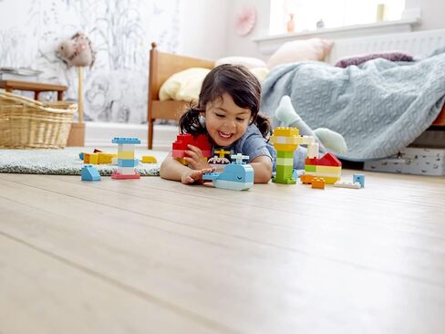 LEGO DUPLO Classic Heart Box 10909 Building Toy Set for Preschool Kids, Toddler Boys and Girls Ages 18mos+ (80 Pieces) in Saudi Arabia