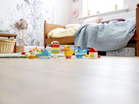 LEGO DUPLO Classic Heart Box 10909 Building Toy Set for Preschool Kids, Toddler Boys and Girls Ages 18mos+ (80 Pieces) in Saudi Arabia