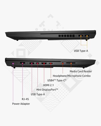 OMEN من HP Laptop 16، NVIDIA GeForce RTX 3070، الجيل الثاني عشر Intel Core i7-12700H، ذاكرة الوصول العشوائي 16 جيجابايت، 512 جيجابايت SSD، شاشة Quad HD IPS، Windows 11 Home، لوحة مفاتيح بإضاءة خلفية RGB، درجات حرارة محسنة (16-b1020nr، 2022) in Saudi Arabia