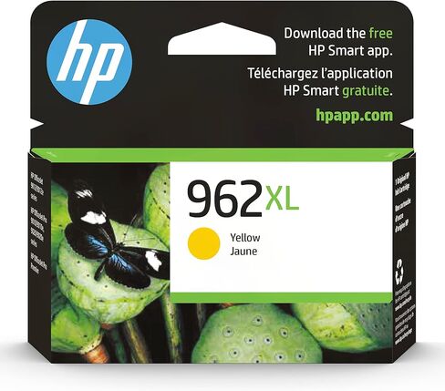 Original HP 962XL Yellow High-yield Ink Cartridge | Works with HP OfficeJet 9010 Series, HP OfficeJet Pro 9010, 9020 Series | Eligible for Instant Ink | 3JA02AN in Saudi Arabia