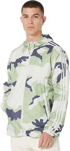 adidas Originals Mens Camo Windbreaker in Saudi Arabia