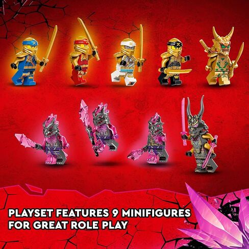 LEGO NINJAGO Lloyd’s Golden Ultra Dragon 71774 Ninja Building Toy Set for Boys, Girls, and Kids Ages 9+ (989 Pieces) in Saudi Arabia