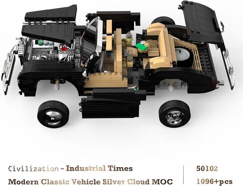 JMBricklayer Model Car Kits Building Blocks, Classic Model Toy Cars Building Sets, Collectible Retro Convertible Car Building Toys, Gifts for Teens Age 14+/Adults and Vehicle Enthusiasts(1096 Pieces) in Saudi Arabia