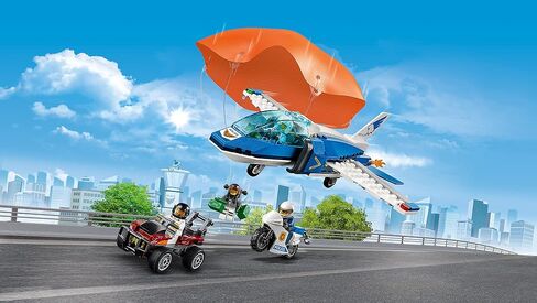 City Police Sky Police Parachute Arrest Playset, Toy Jet & Buggy Car, Police Toys for Kids in Saudi Arabia