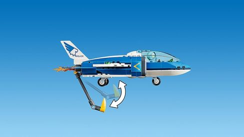 City Police Sky Police Parachute Arrest Playset, Toy Jet & Buggy Car, Police Toys for Kids in Saudi Arabia
