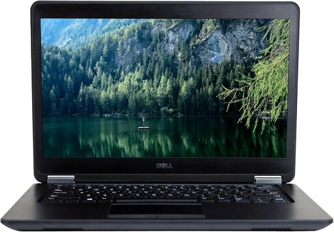 Dell Latitude E7450 Intel Core i5-5300U X2 2.3GHz 8GB 256GB SSD 14in, Black (Renewed) in Saudi Arabia