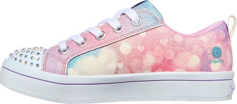 Skechers Unisex-Child TWI-Lites-Sparkle Luck Sneaker in Saudi Arabia