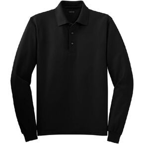 Joe's USA Mens Long Sleeve Polo Shirts in 9 Colors. Regular and Tall Sizes: XS-6XL in Saudi Arabia