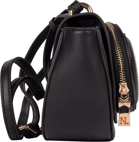 Nicole Lee Venus Mini Heart Shaped Studded Crossbody, Small Flap Bag with Adjustable, Detachable Strap in Saudi Arabia